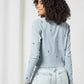 VERO MODA Women's Jeanette Cardigan Blue