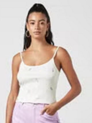 VERO MODA Women's Jeanette Tank Top White