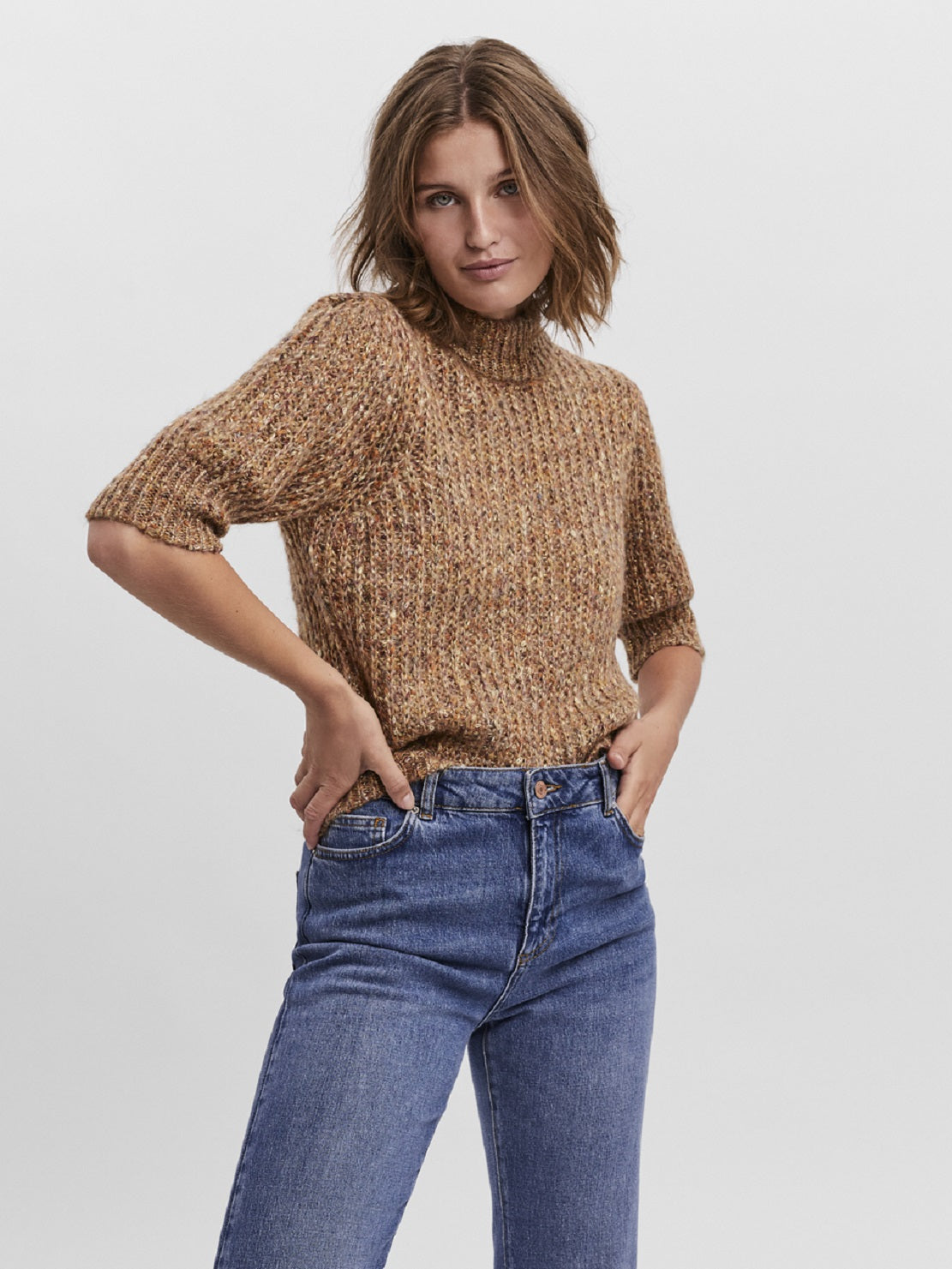 VERO MODA Women's Sweater Brown