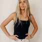 VERO MODA Women's Huntley Tank Top Black Size Medium