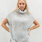 VERO MODA Women's Lia Sweater Vest Gray