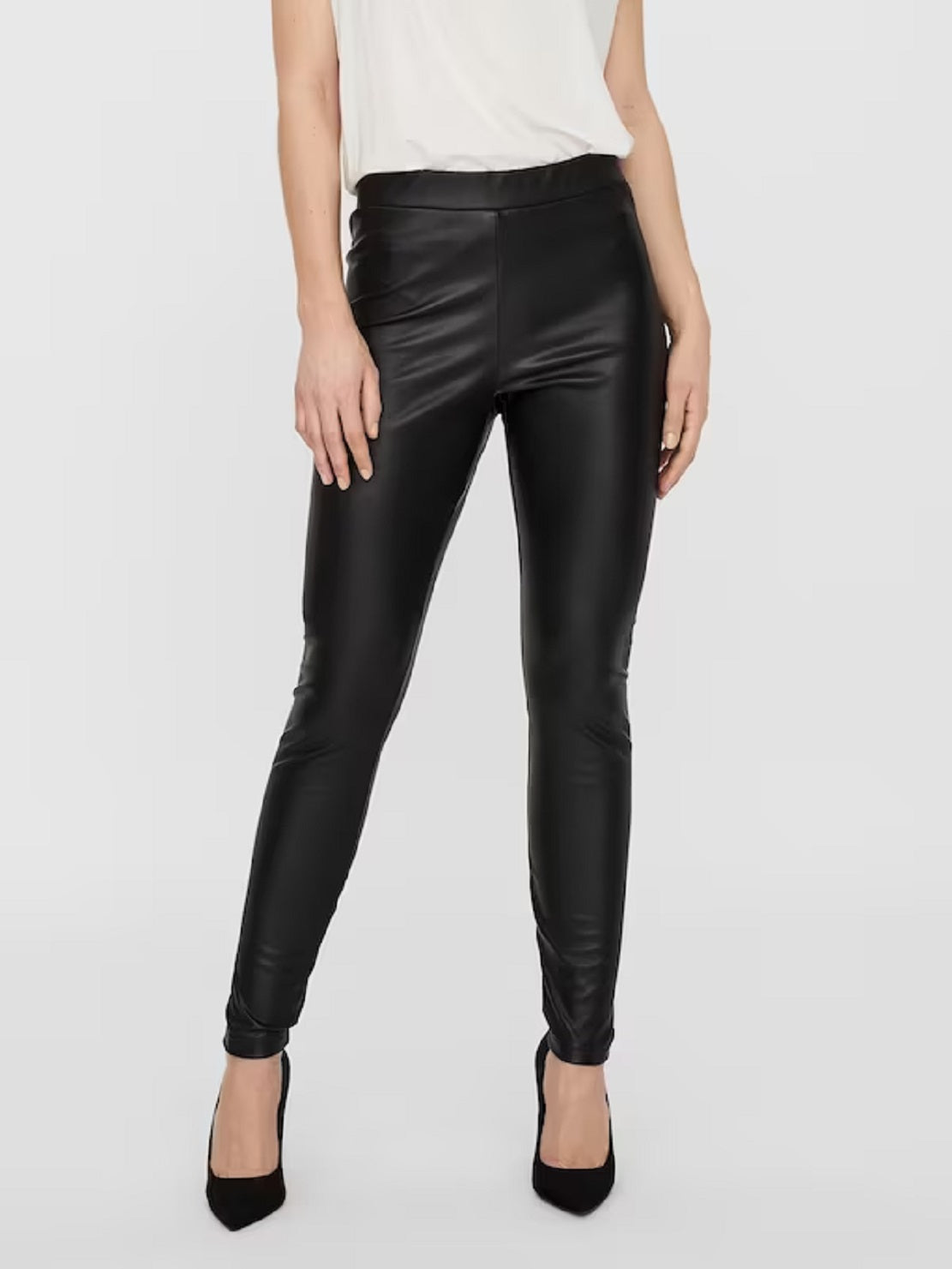 VERO MODA Women's Leggings Black Size X-Large