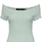 VERO MODA Women's Gabriella Ribbed Top Blue
