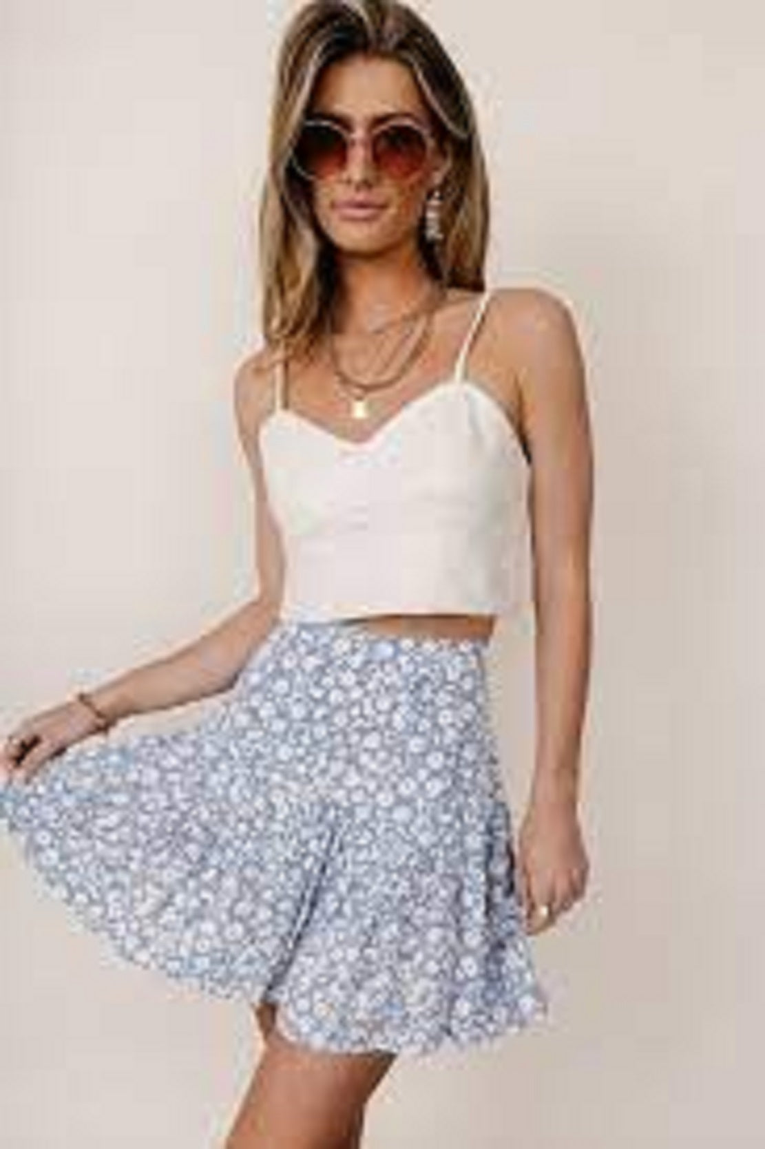 VERO MODA Women's Lois Camisole White