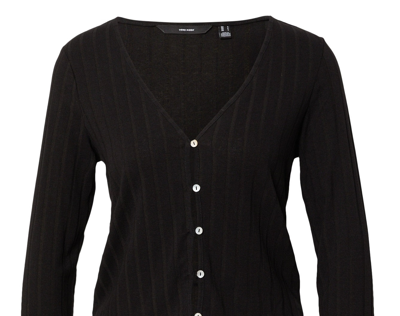 VERO MODA Women's Ryann Top Black Size Small
