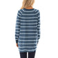El Corte Ingles Women's Pull Manches Longues Et Encolure Bateau Sweater Blue