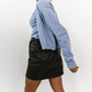 VERO MODA Women's Asymmetrical Mini Skirt Black Size Small