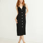 VERO MODA Women's Hilde Sleeveless Dress Black Size Small