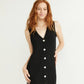 VERO MODA Women's Hilde Sleeveless Dress Black Size Small