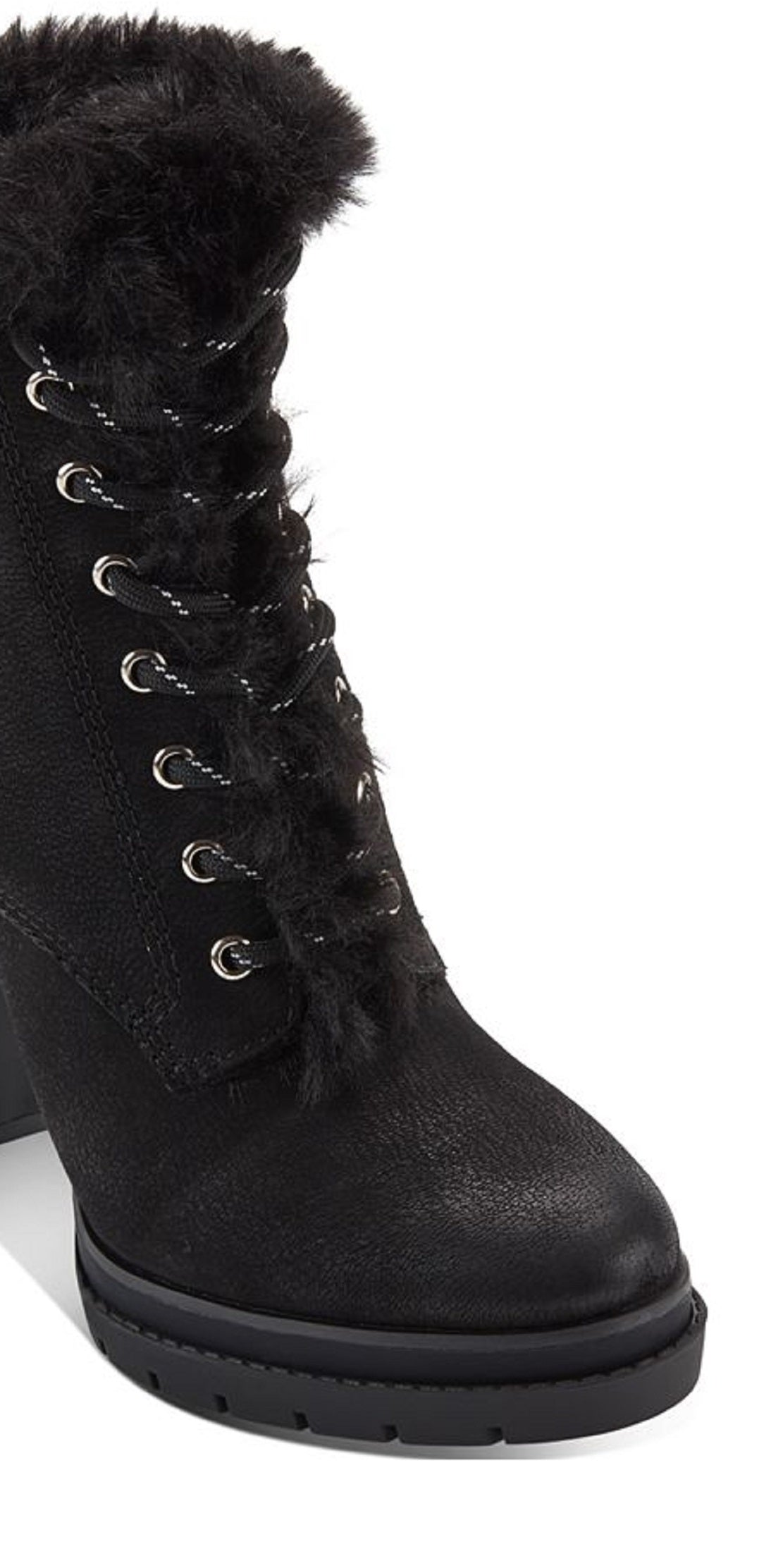 DKNY Women's Darcy Lace Up Dress Booties Black Size 9.5