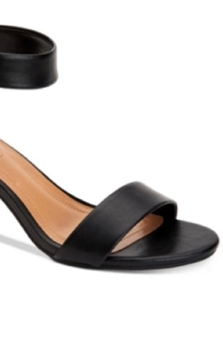 Style & Co Women's Paycee Two Piece Dress Sandals Black Size 11 M