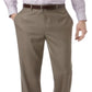 Perry Ellis Men's Folio Flex Sharkskin Dress Pants Brown Size 38X32