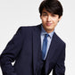 Calvin Klein Men's Infinite Stretch Solid Slim Fit Suit Jacket Blue Size 42