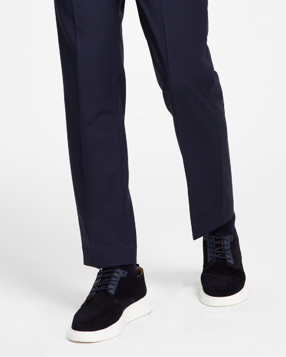 Calvin Klein Men's Infinite Stretch Solid Slim Fit Pants Blue Size 34X30