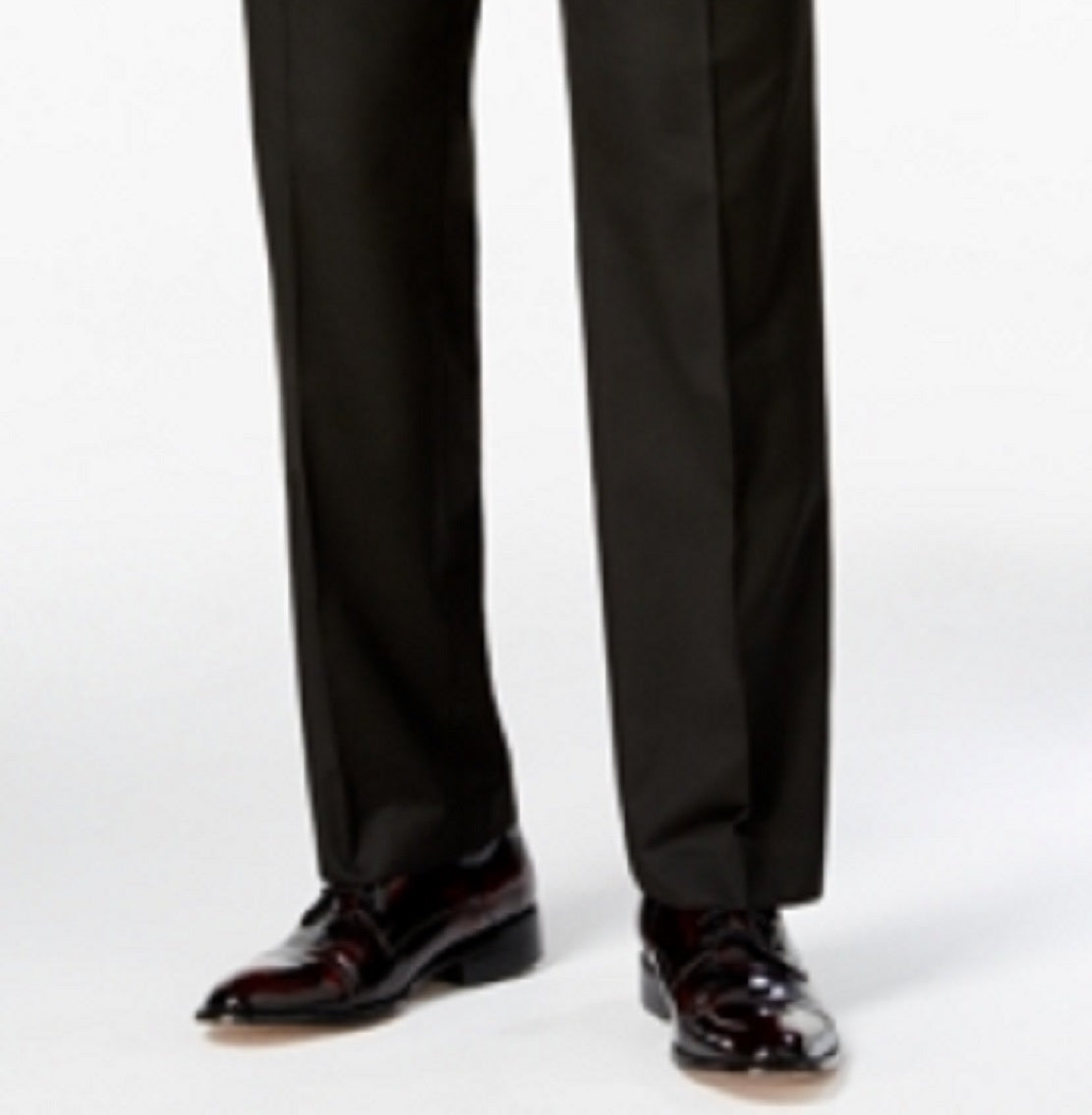 Sean John Men's Classic Fit Black Solid Pants Black Size 42X32