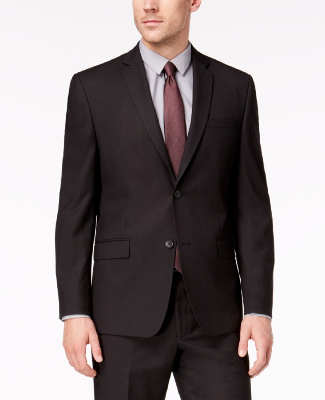 Marc New York Men's Modern Fit Suit Black Size 44