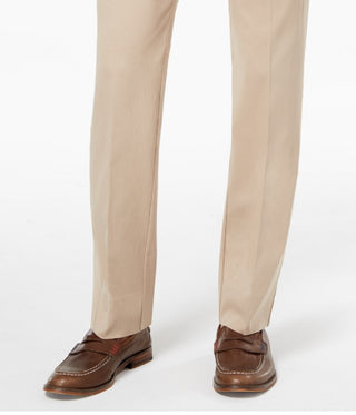 Tommy Hilfiger Men's Modern Fit Th Flex Stretch Comfort Pants Brown Size 36X29