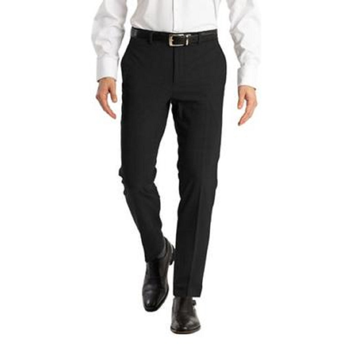 Calvin Klein Men's Infinite Stretch Skinny Fit Dress Pants Black Size 36X32