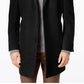 Calvin Klein Men's Prosper Wool Blend X Fit Overcoat Black Size 40