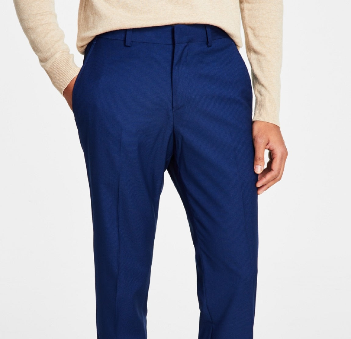 Kenneth Cole Reaction Men's Separate Slim Fit Pants Blue Size 30X32