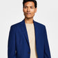 Kenneth Cole Reaction Men's Techni Cole Suit Separate Slim Fit Suit Jacket Blue Size 44