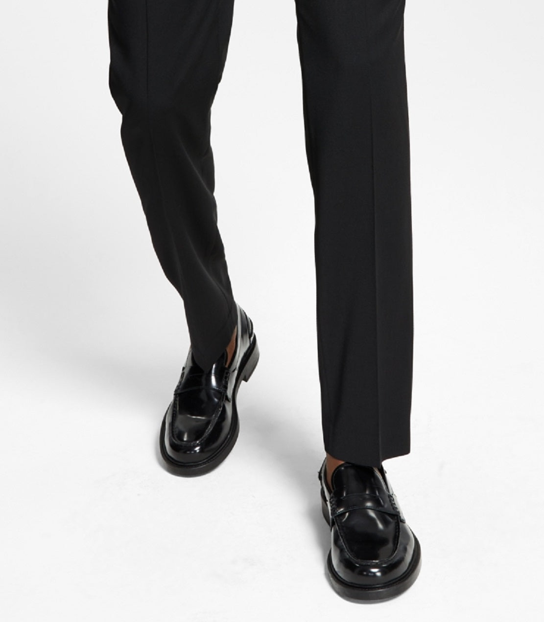Tommy Hilfiger Men's Modern Fit Th Flex Stretch Wool Suit Separate Pants Black Size 32X32