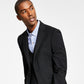 Tommy Hilfiger Men's Modern Fit Th Flex Stretch Solid Suit Jacket Black Size 46