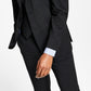 Tommy Hilfiger Men's Modern Fit Th Flex Stretch Solid Suit Jacket Black Size 46