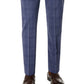 Calvin Klein Men's Slim Fit Plaid Suit Separate Pant Blue Size 32X34