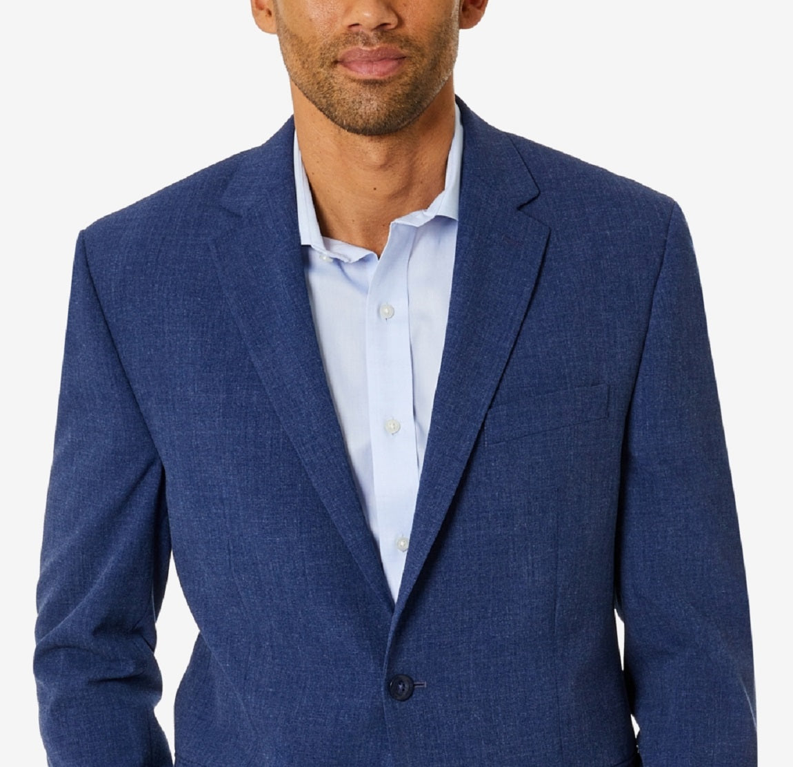 Club Room Men's Classic Fit Solid Sport Coat Blue Size 38