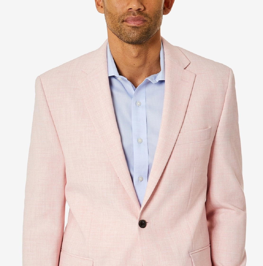 Club Room Men's Classic Fit Solid Sport Coat Pink Size 38