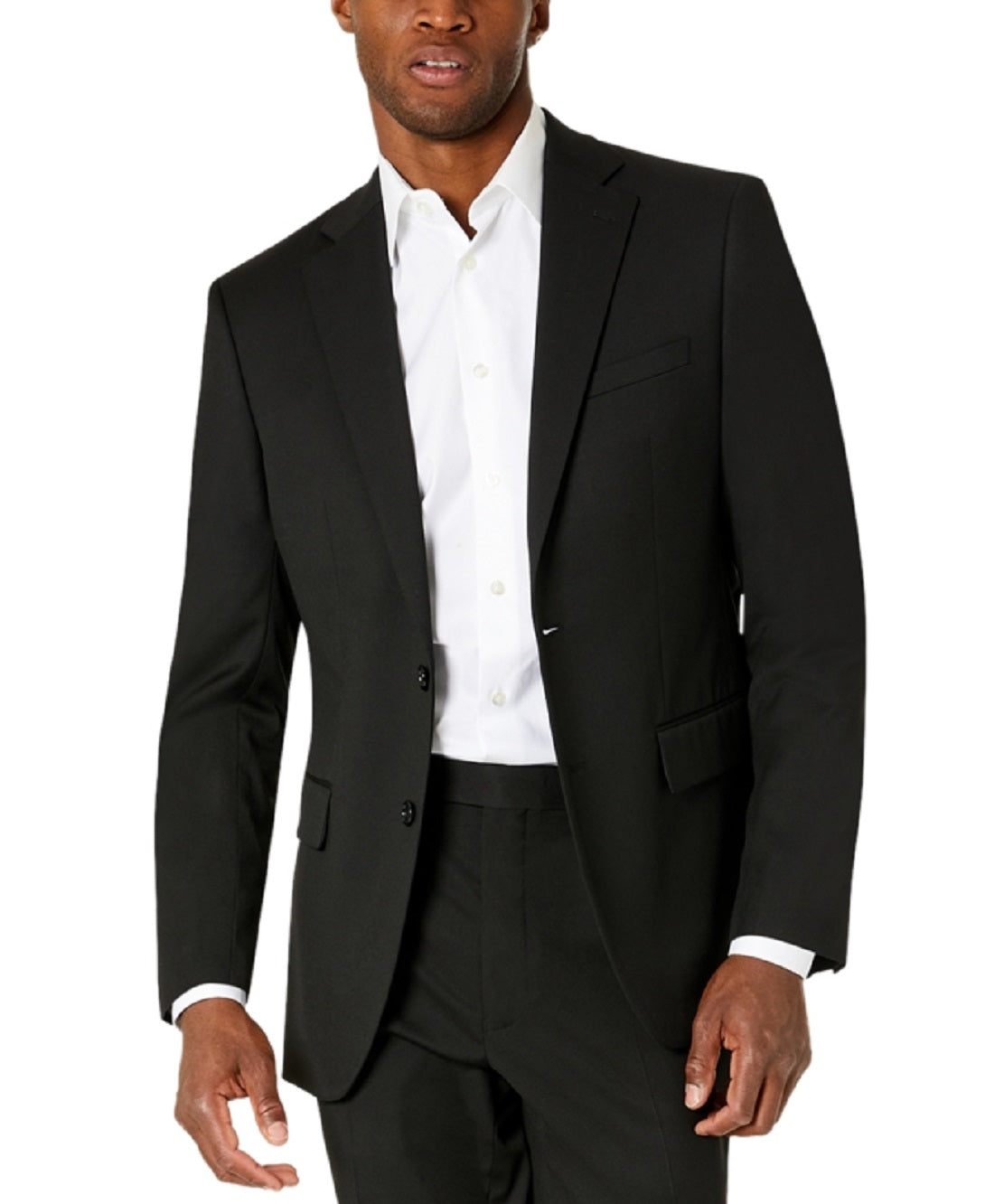 Van Heusen Men's Flex Plain Slim Fit Suits Black Size 40