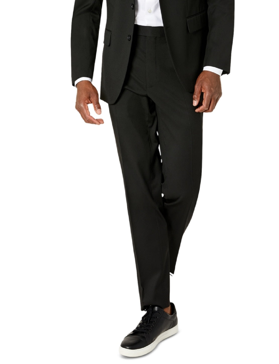 Van Heusen Men's Flex Plain Slim Fit Suits Black Size 40