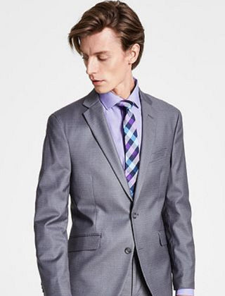 Kenneth Cole Reaction Men's Ready Flex Slim Fit Suit Gray Size 48