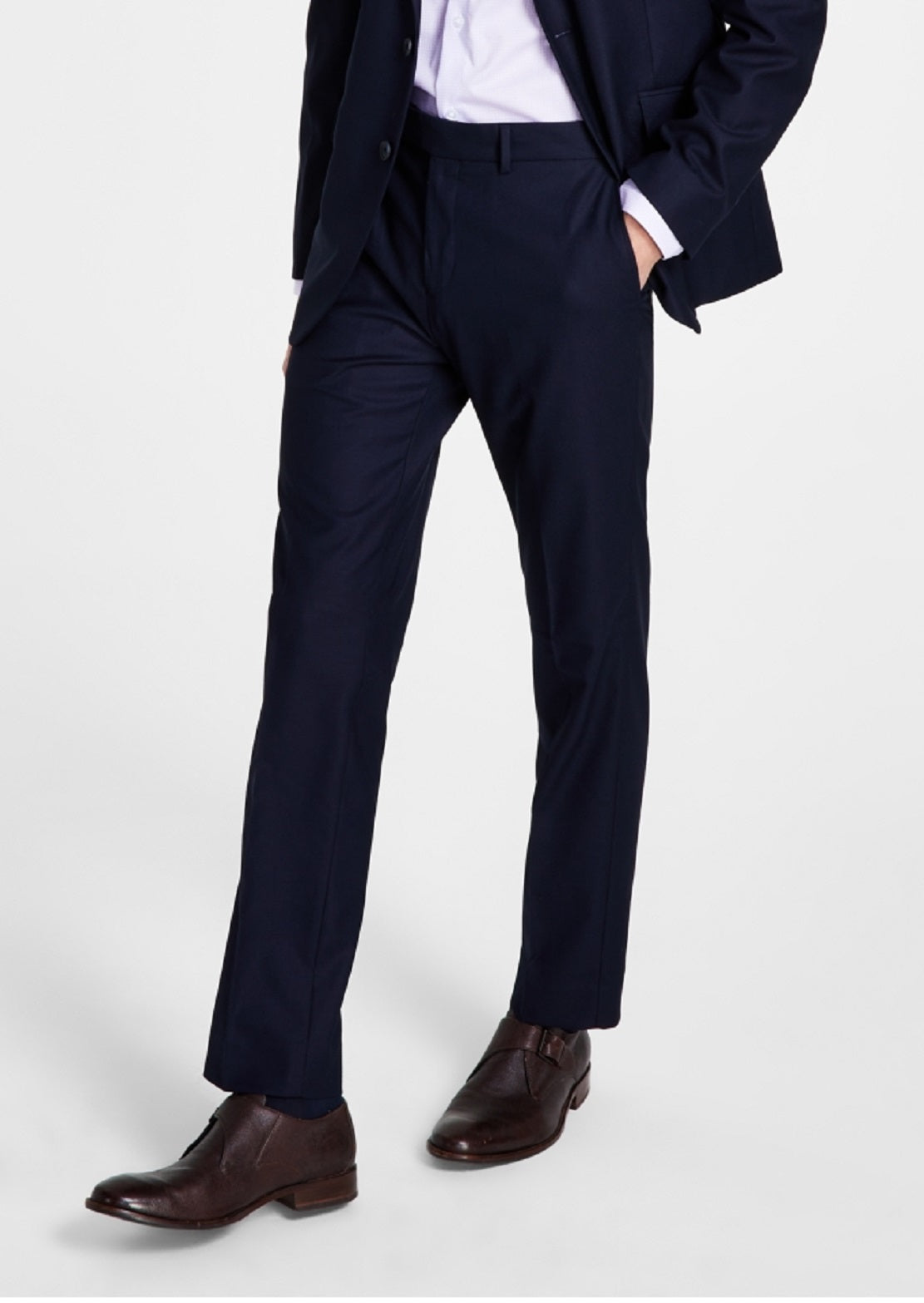 Kenneth Cole Reaction Men's Ready Flex Slim Fit Suit Blue Size 40