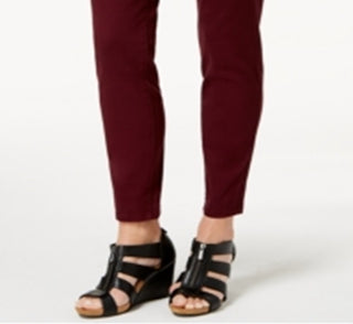 Style & Co Women's Curvy Fit Skinny Jeans Red Size 2 Petite