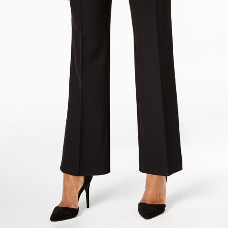 JM Collection Women's Extended Tab Trousers Dark Blue Size 2 PS