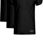 Sean John Men's Pack Of 3 V Neck Tee Black Size Small