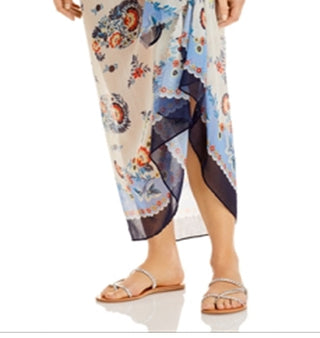 Echo Women's Floral Bandana Pareo & Scrunchie Set Blue Size Regular