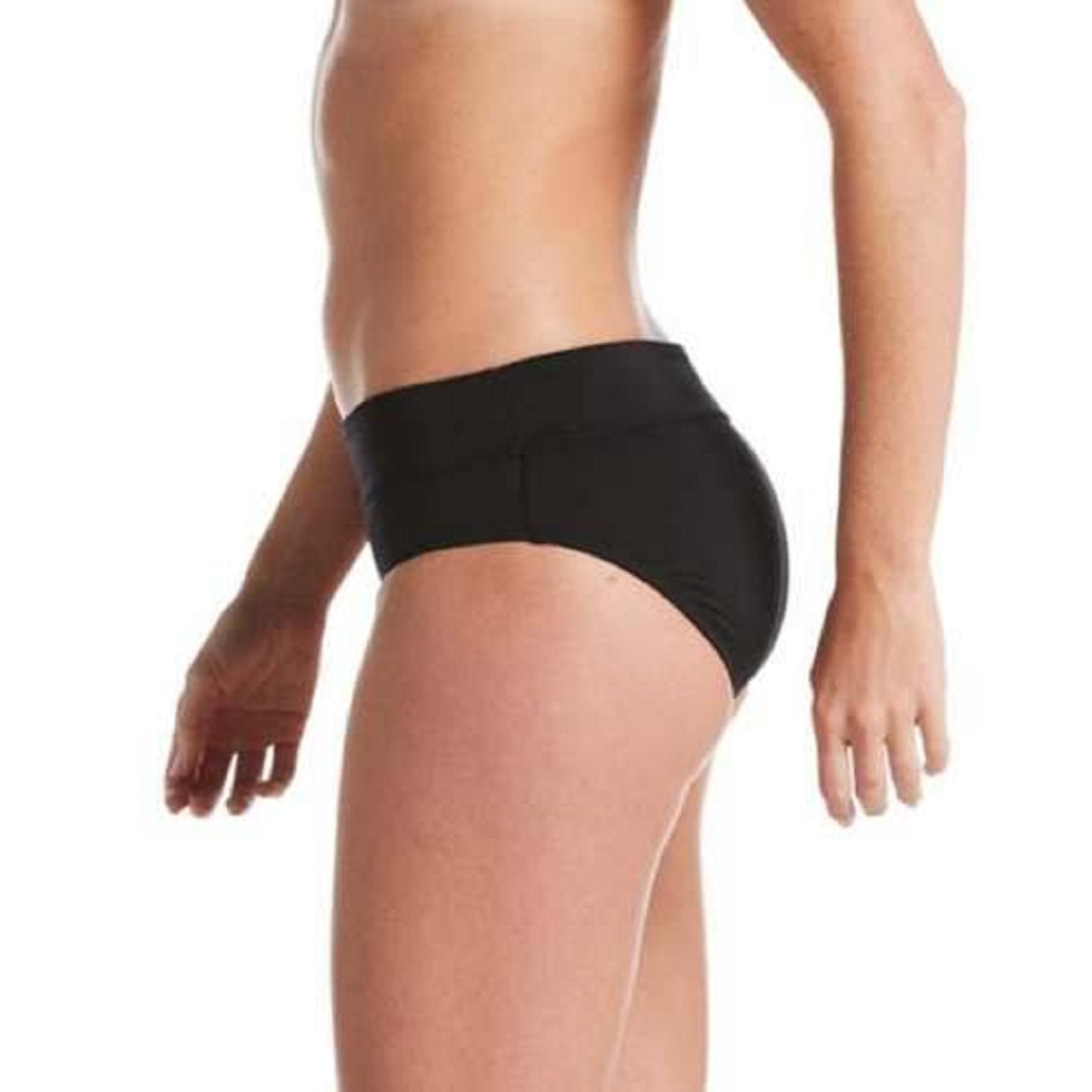 Nike Women's Active Hipster Bikini Bottoms Swimsuit Black