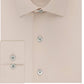 Kenneth Cole Men's Regular Fit Solid Dress Shirt Beige Size 14.5X32-33-S