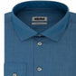 Kenneth Cole Men's Regular Fit Solid Dress Shirt Blue Size -L