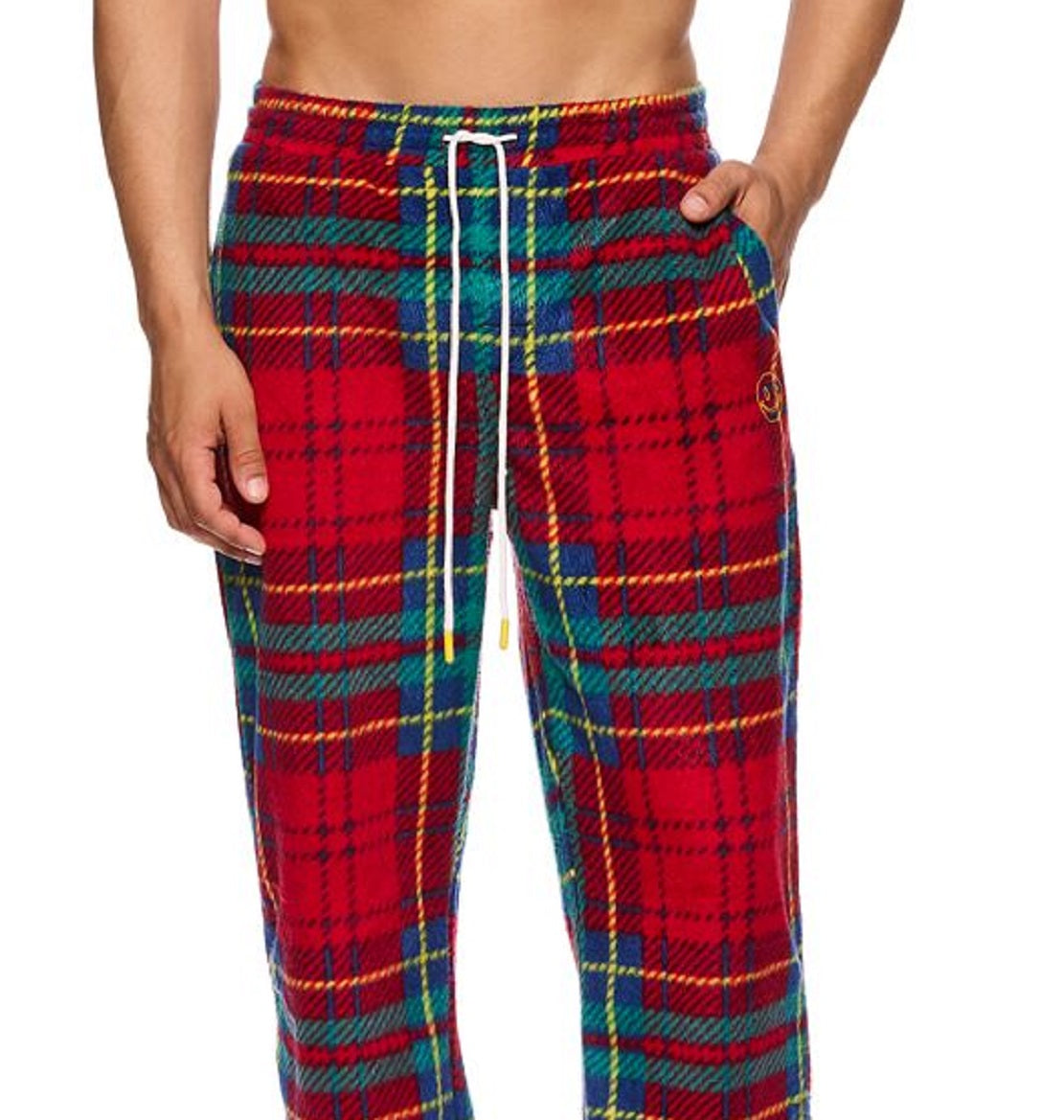 Joe Boxer Men's Fleece Pants Red Size Medium