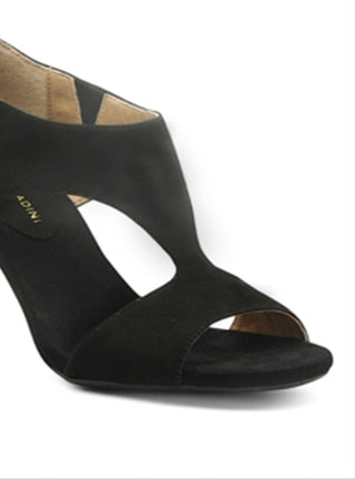 Adrienne Vittadini Women's Venus Peep Toe Shootie Black Size 8 M