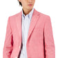 Tommy Hilfiger Men's Modern Fit Cotton Sport Coat Pink Size 46