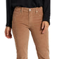 Jag Jeans Women's Ruby Straight Leg Corduroy Pants Brown Size 10 Petite