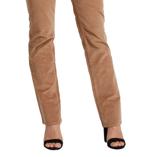 Jag Jeans Women's Ruby Straight Leg Corduroy Pants Brown Size 10 Petite
