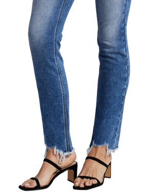 Silver Jeans Co. Women's Suki Mid Rise Straight Leg Jeans Blue Size 36X29