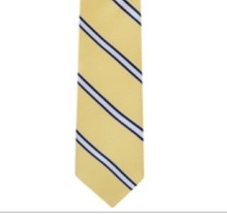 Tommy Hilfiger Boy's Repp Stripe PreTied Tie Yellow Size Regular