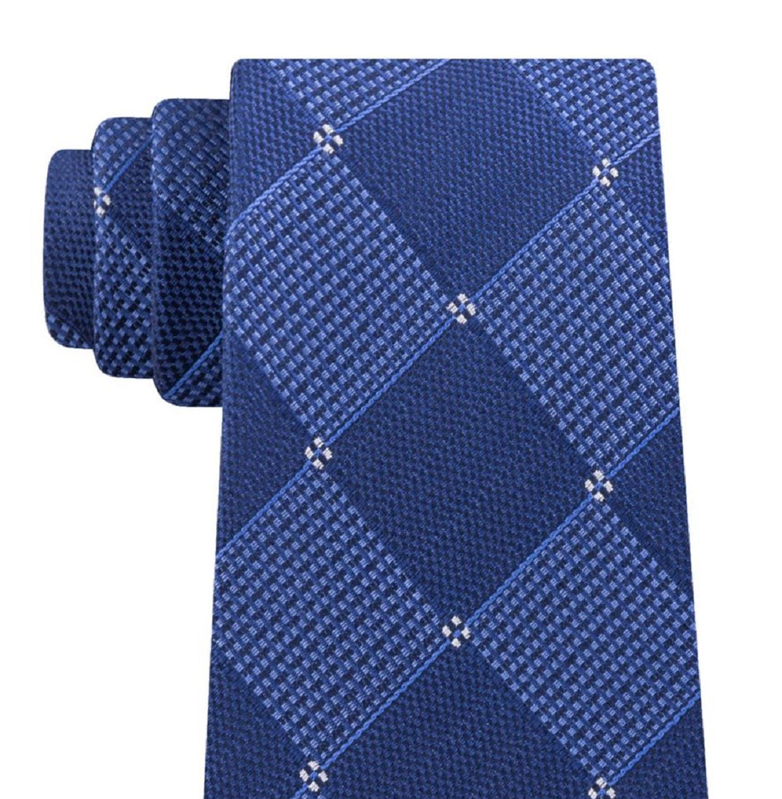 Kenneth Cole Reaction Men's Silk Blend Office Neck Tie Blue Size Regular